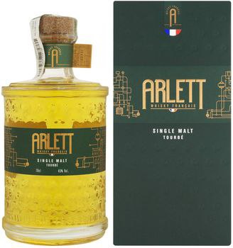 Віскі Arlett Single Malt Tourbe 43% 0.7 л gift box
